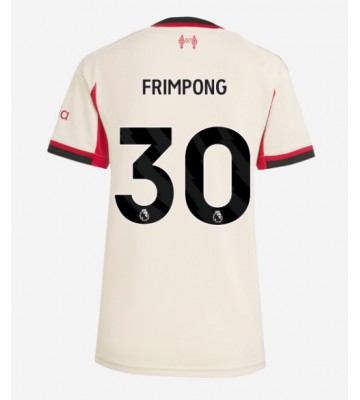 Liverpool Jeremie Frimpong #30 Replik Auswärtstrikot Damen 2025-26 Kurzarm